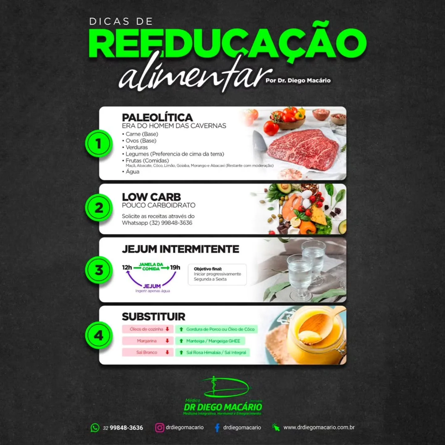 Post do Instagram do Dr. Diego Macário